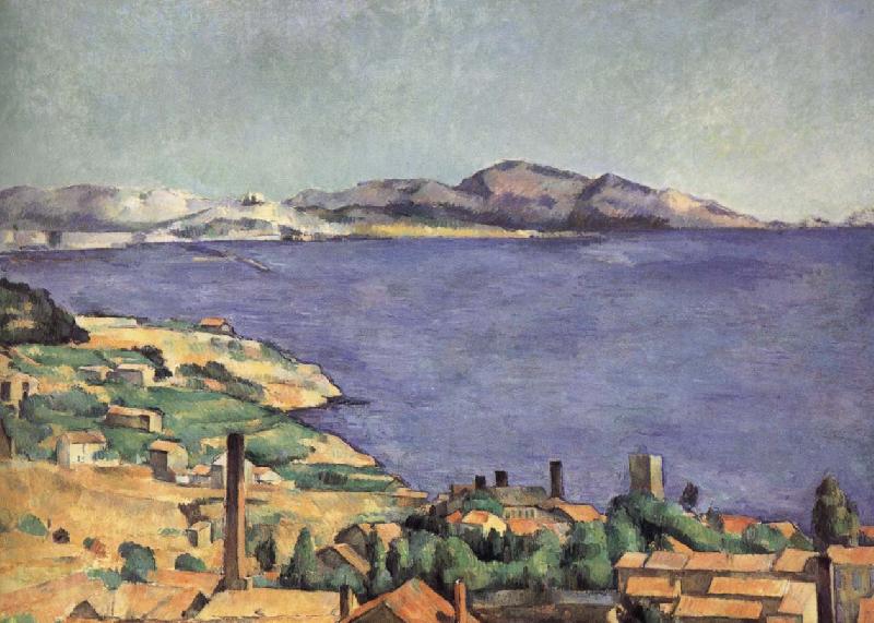 Paul Cezanne Gulf of Marseille 2 Norge oil painting art